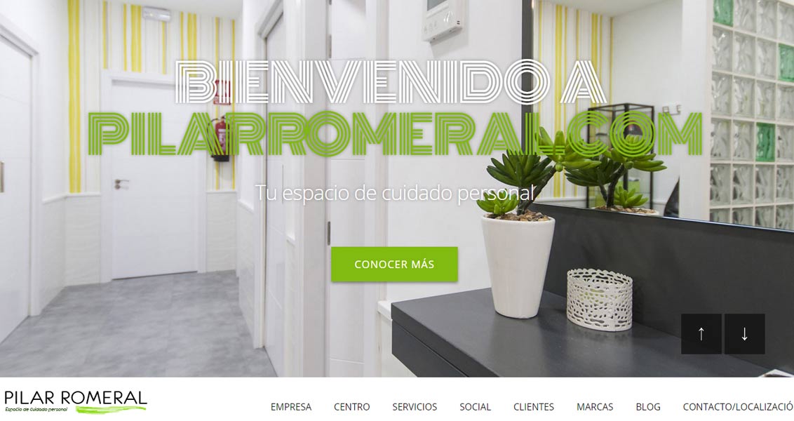 Diseño web Pilar Romeral