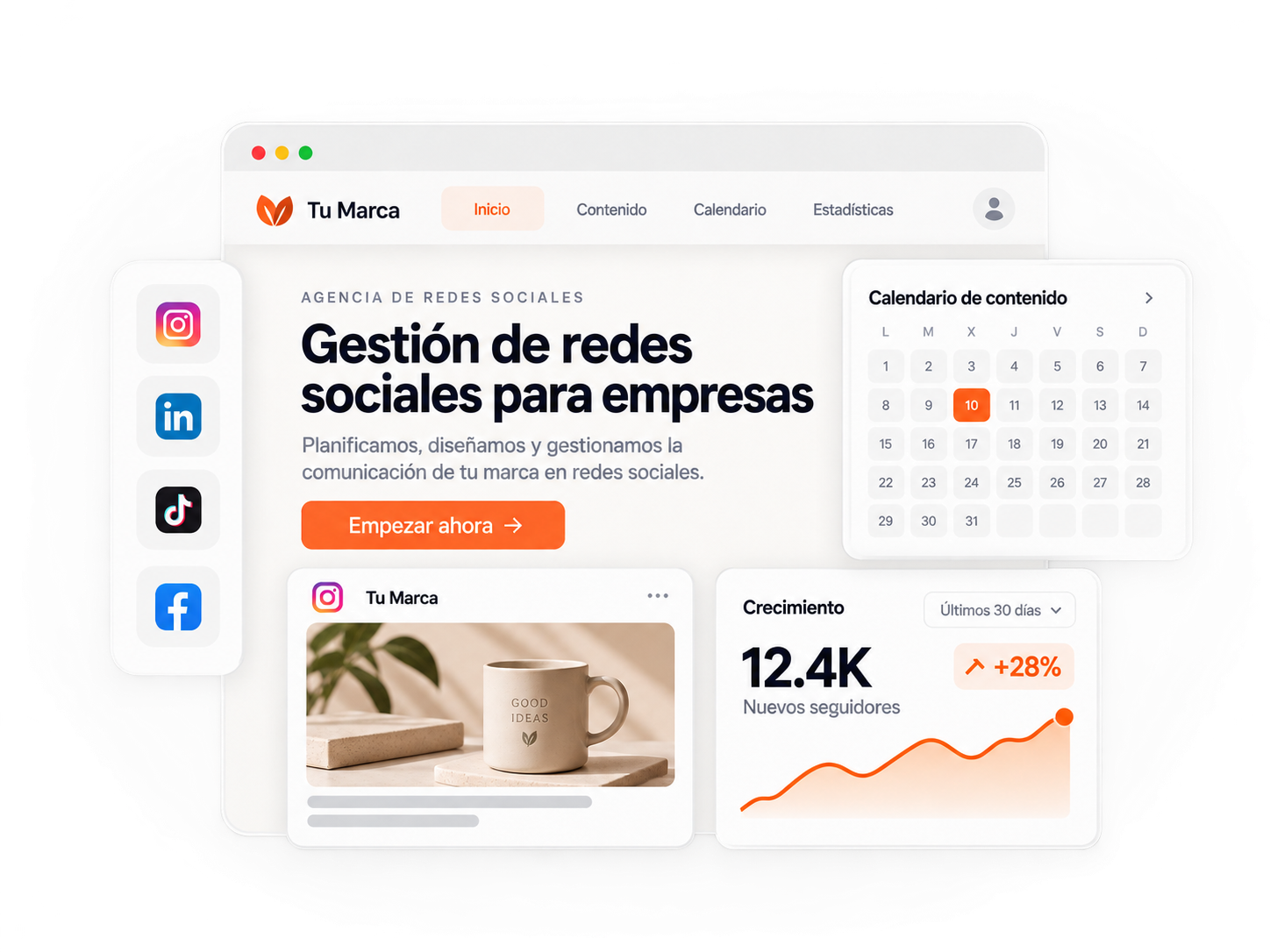 Gestión de redes sociales para empresas